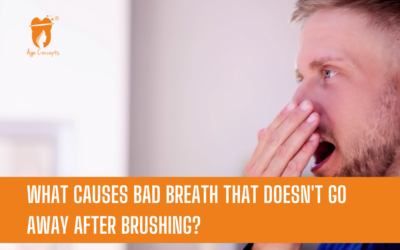 What causes bad breath that doesn’t go away after brushing?